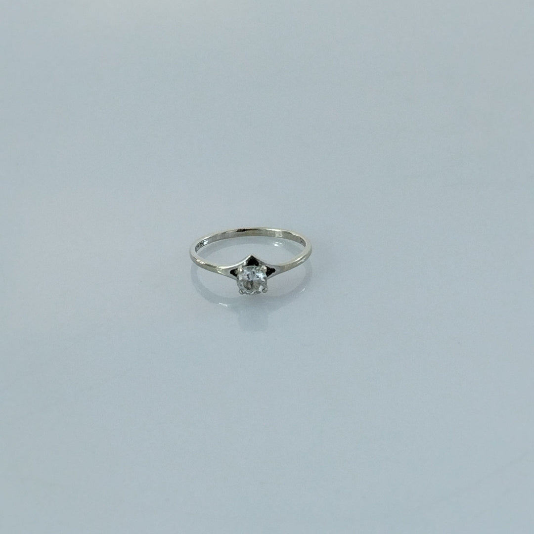 SOLITARIO ORO BLANCO 14 K 1,40 GRMS (SEMINUEVO)