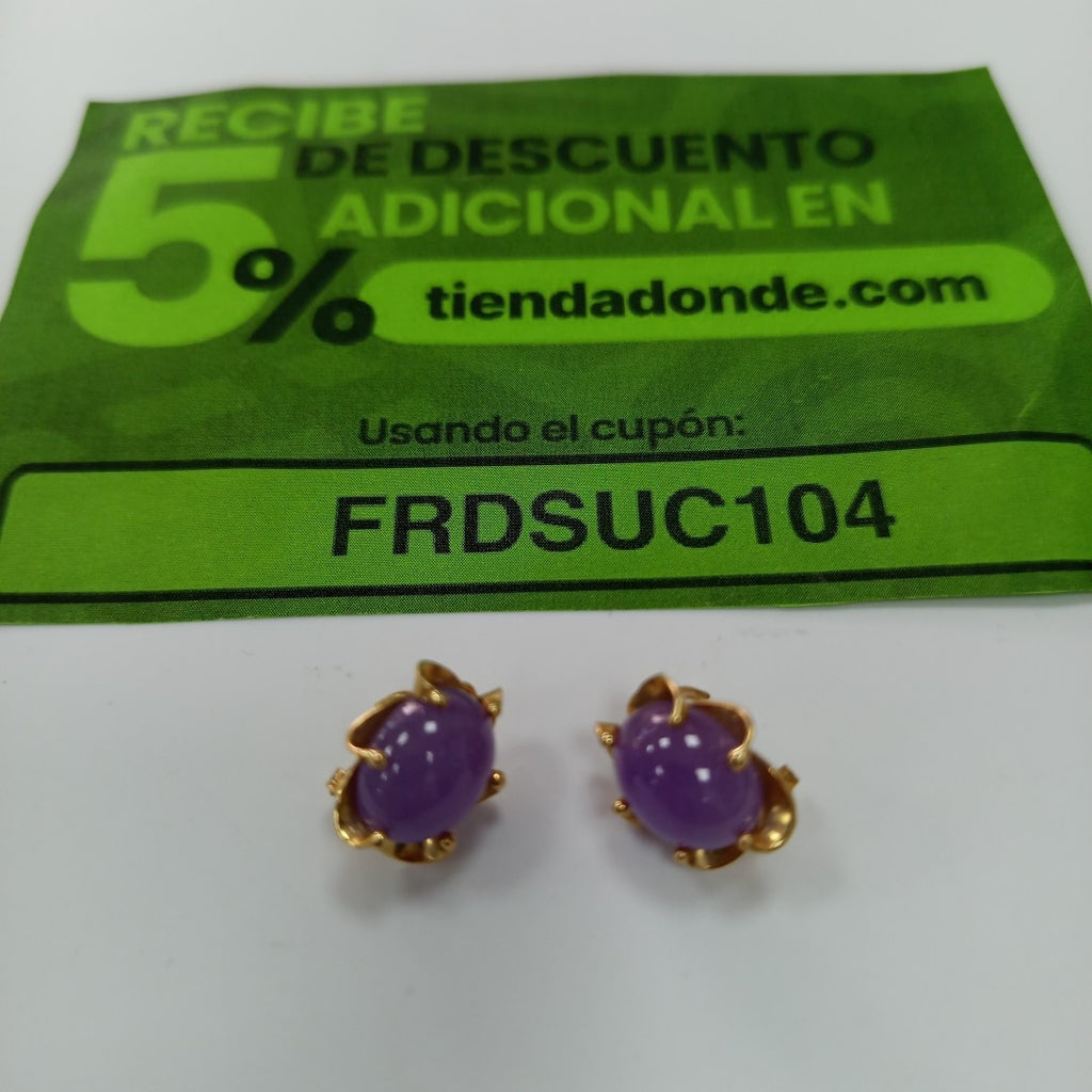 ARETES PAR ORO 14 K 5,70 GRMS (SEMINUEVO)