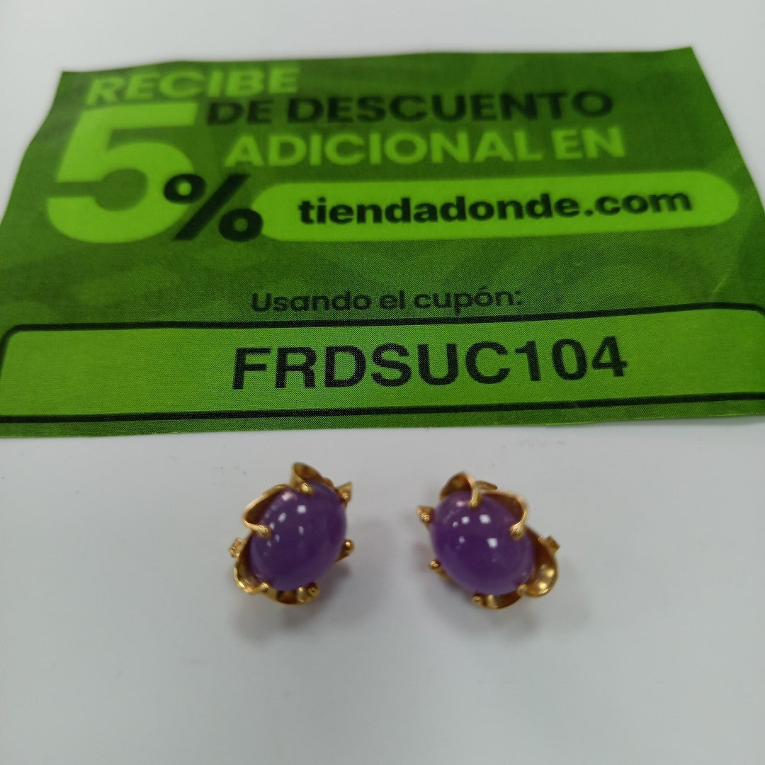 ARETES PAR ORO 14 K 5,70 GRMS (SEMINUEVO)
