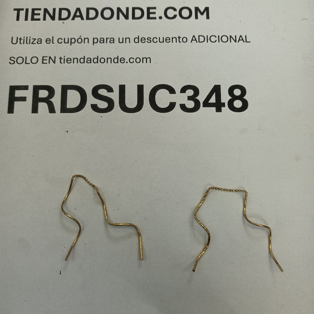 VIOLADORES PAR ORO 14 K 2.3 GRMS (SEMINUEVO)