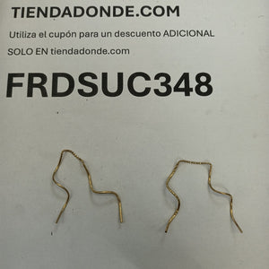 VIOLADORES PAR ORO 14 K 2.3 GRMS (SEMINUEVO)