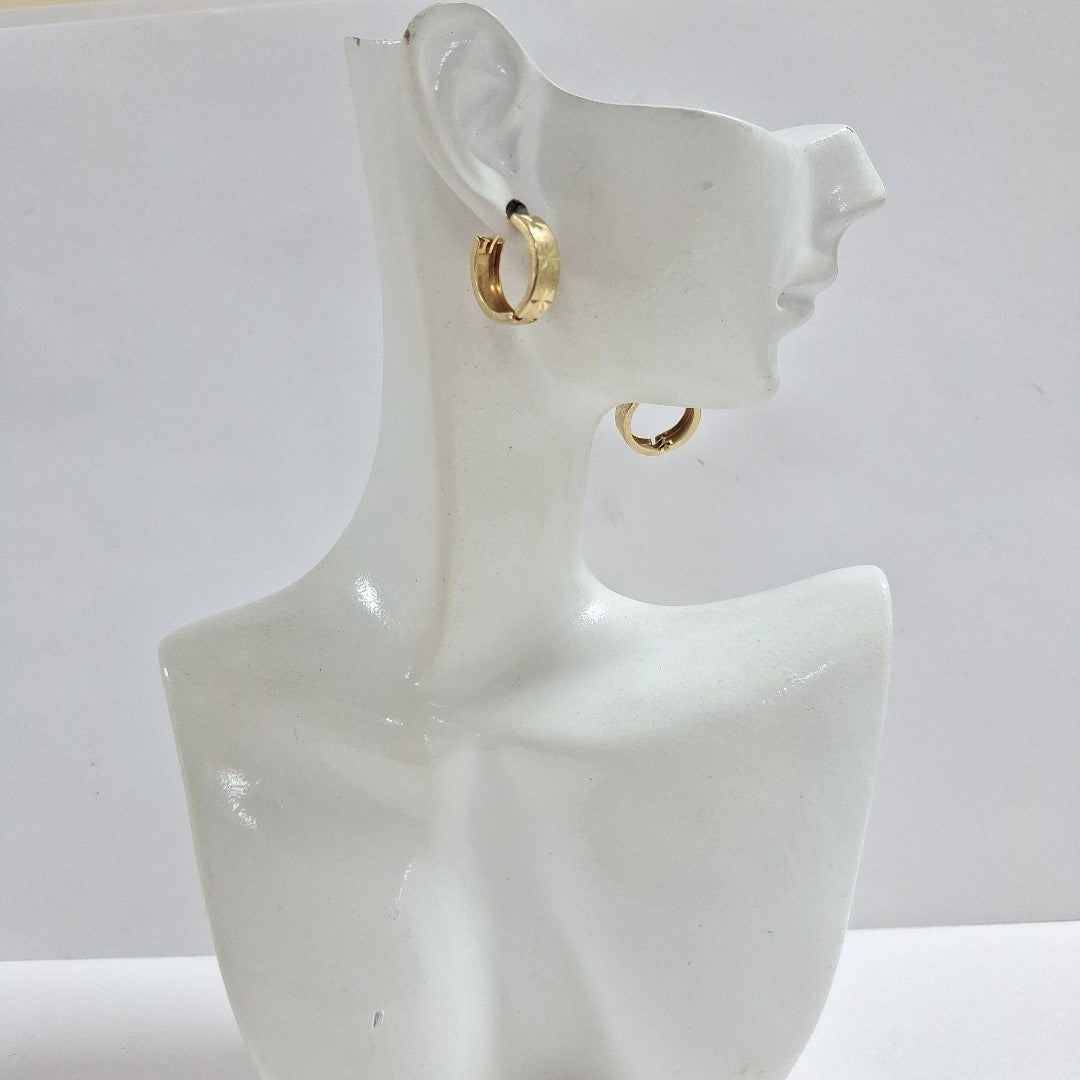 ARRACADAS PAR ORO 14 K 2.2 GRMS (SEMINUEVO)