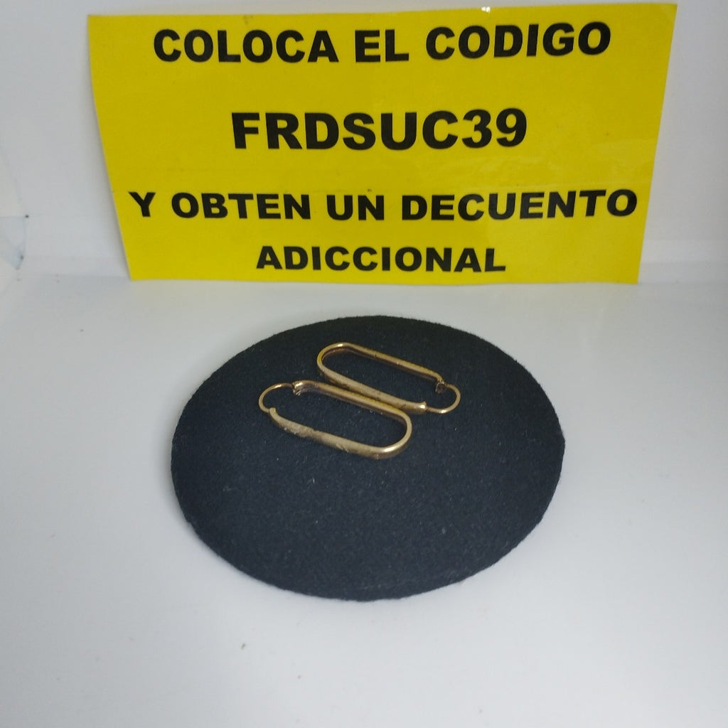 ARRACADAS PAR ORO 10 K 2.6 GRMS (SEMINUEVO)