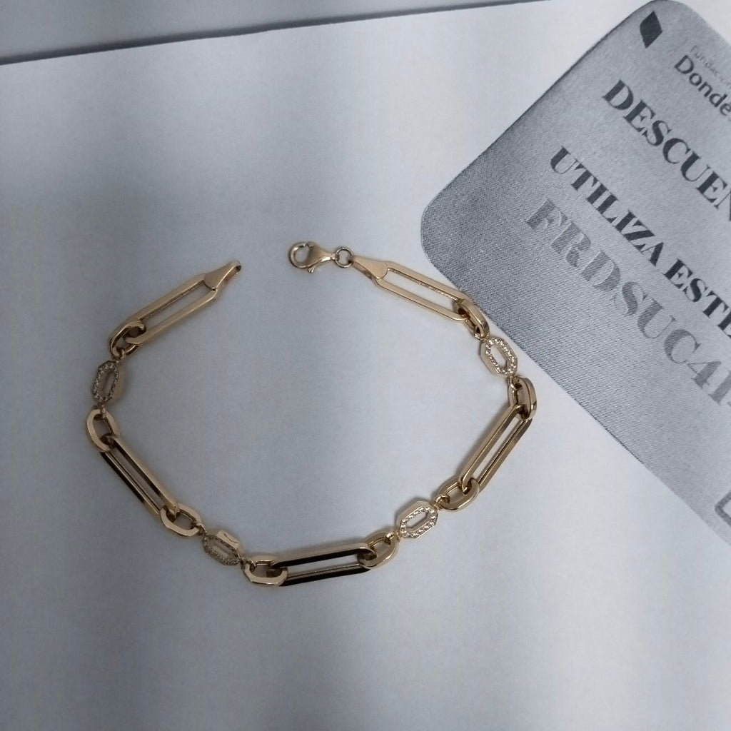 PULSERAS DAMA ORO 14K 5.9 (NUEVO)