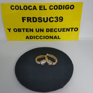 ARRACADAS PAR ORO 14 K 3,10 GRMS (SEMINUEVO)