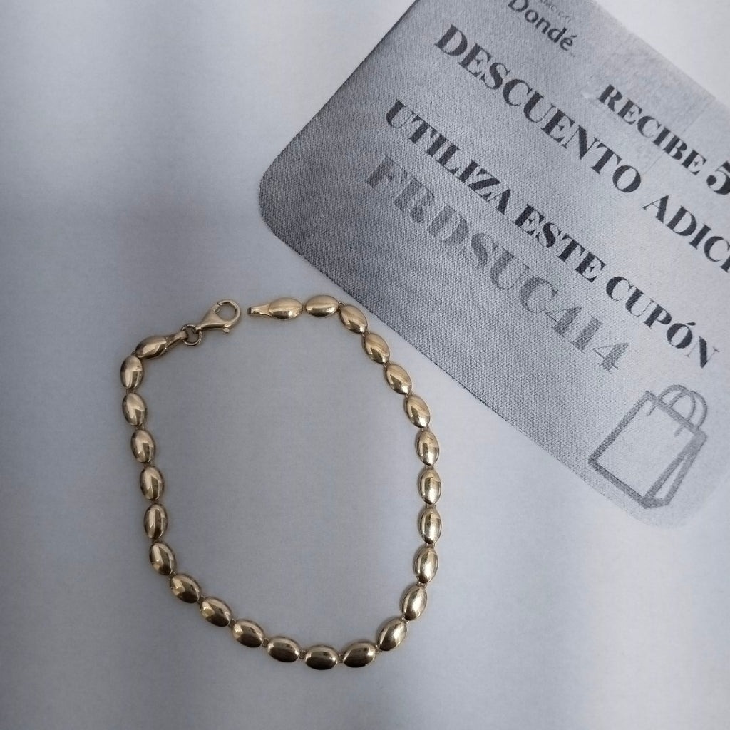 PULSERAS DAMA ORO 14K 3.8 (NUEVO)