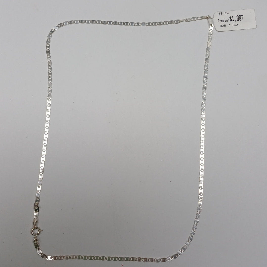 CADENA GUCHI PLATA .925 55 CM 4.82 GR (NUEVO)