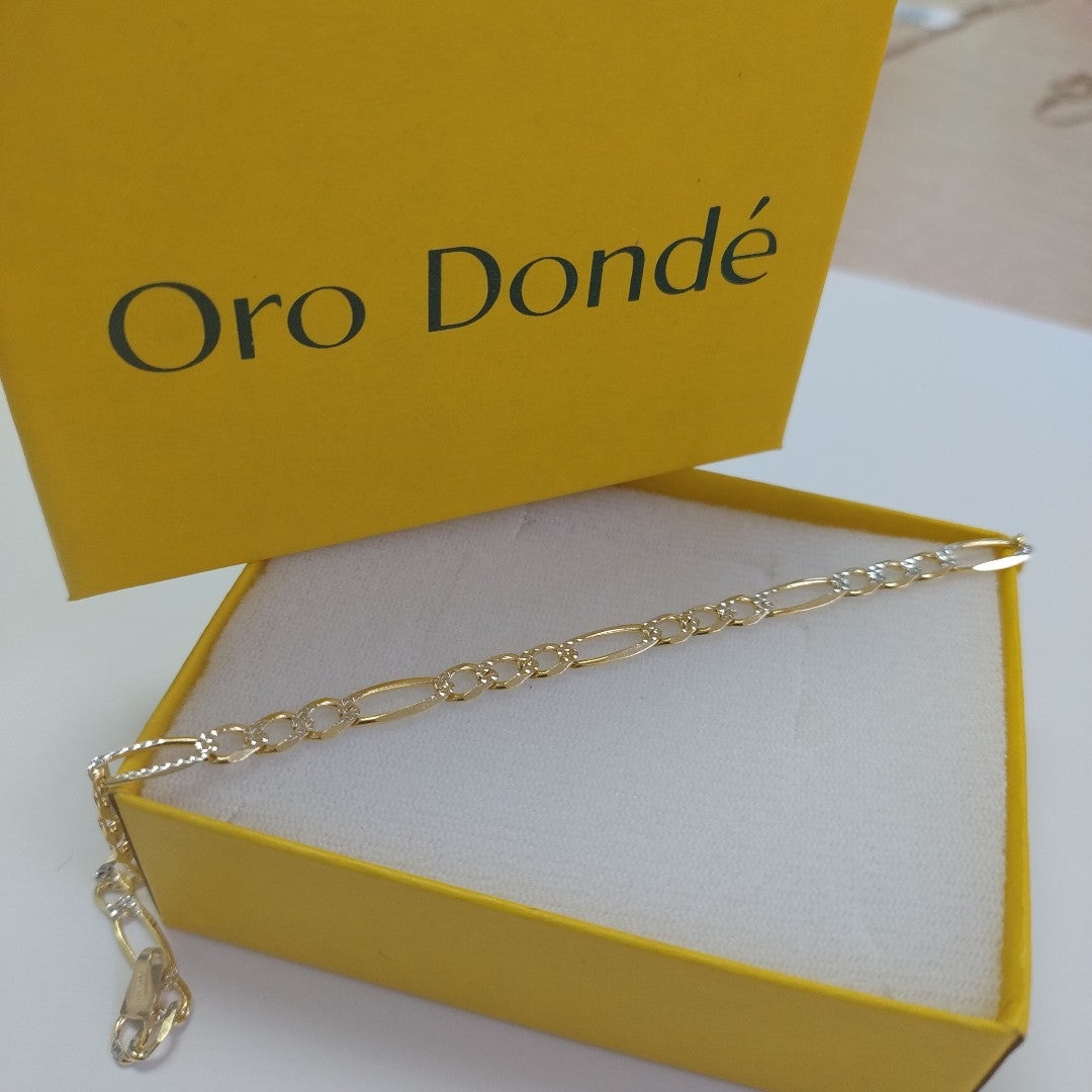 PULSERAS CABALLERO ORO 14K 4.6 (NUEVO)
