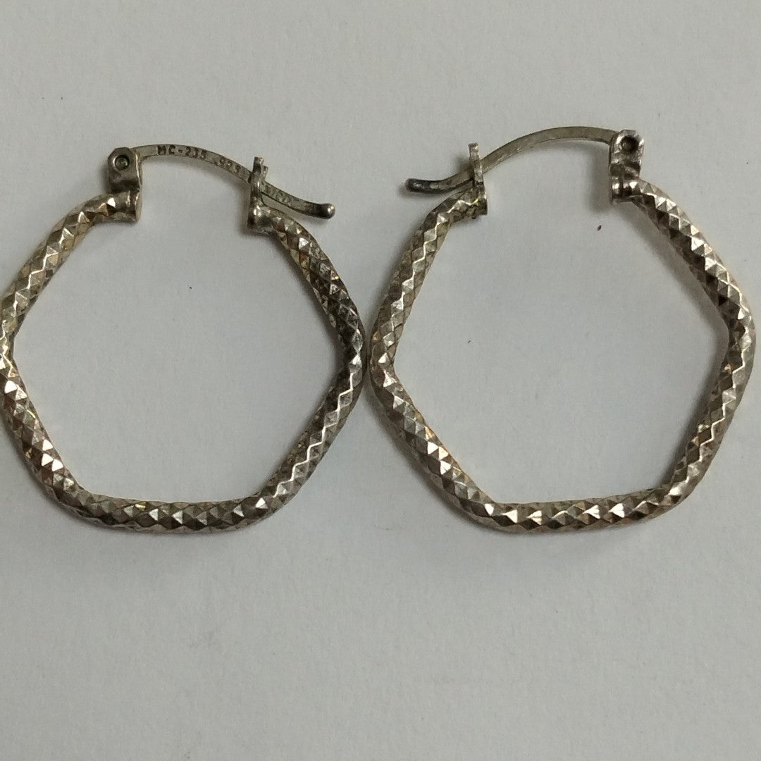 ARETES PAR PLATA 2 GRMS (SEMINUEVO)
