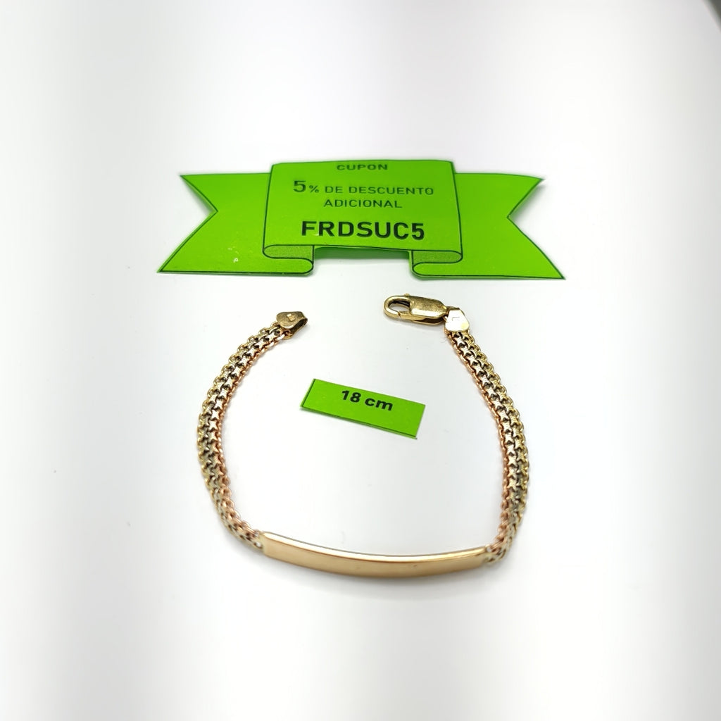 ESCLAVA ORO 14 K 8.6 GRMS (SEMINUEVO)