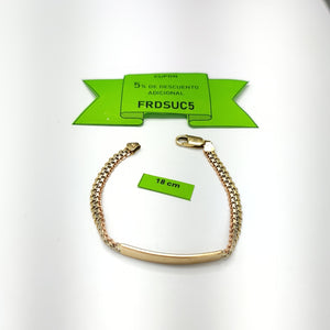 ESCLAVA ORO 14 K 8.6 GRMS (SEMINUEVO)