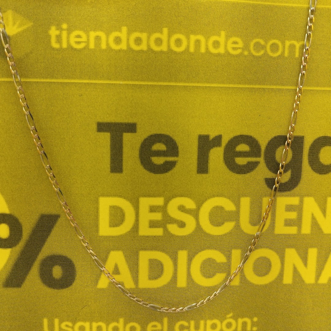 CADENA ORO COMBINADO 14 K 3,70 GRMS (SEMINUEVO)