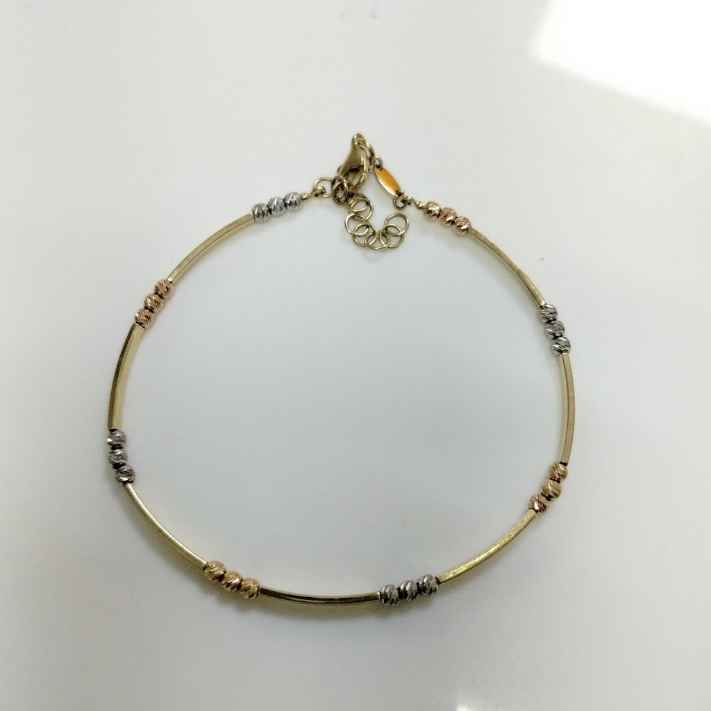 PULSERA RIGIDA ORO 14 K 4,10 GRMS (SEMINUEVO)