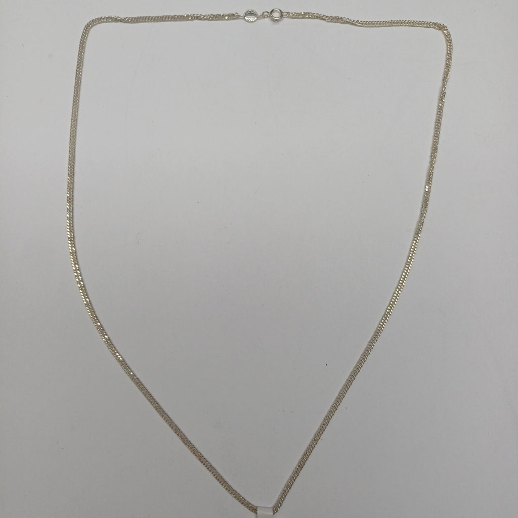 CADENA BARBADA PLATA .925 50 CM 4.22 GR (NUEVO)