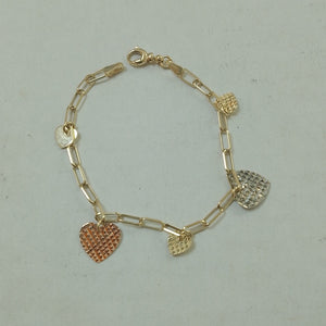 PULSERAS DAMA ORO 14K 4.3 (NUEVO)