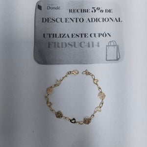 PULSERAS DAMA ORO 14K 2.7 (NUEVO)