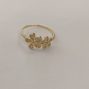 ANILLOS DAMA ORO 14K 2 (NUEVO)