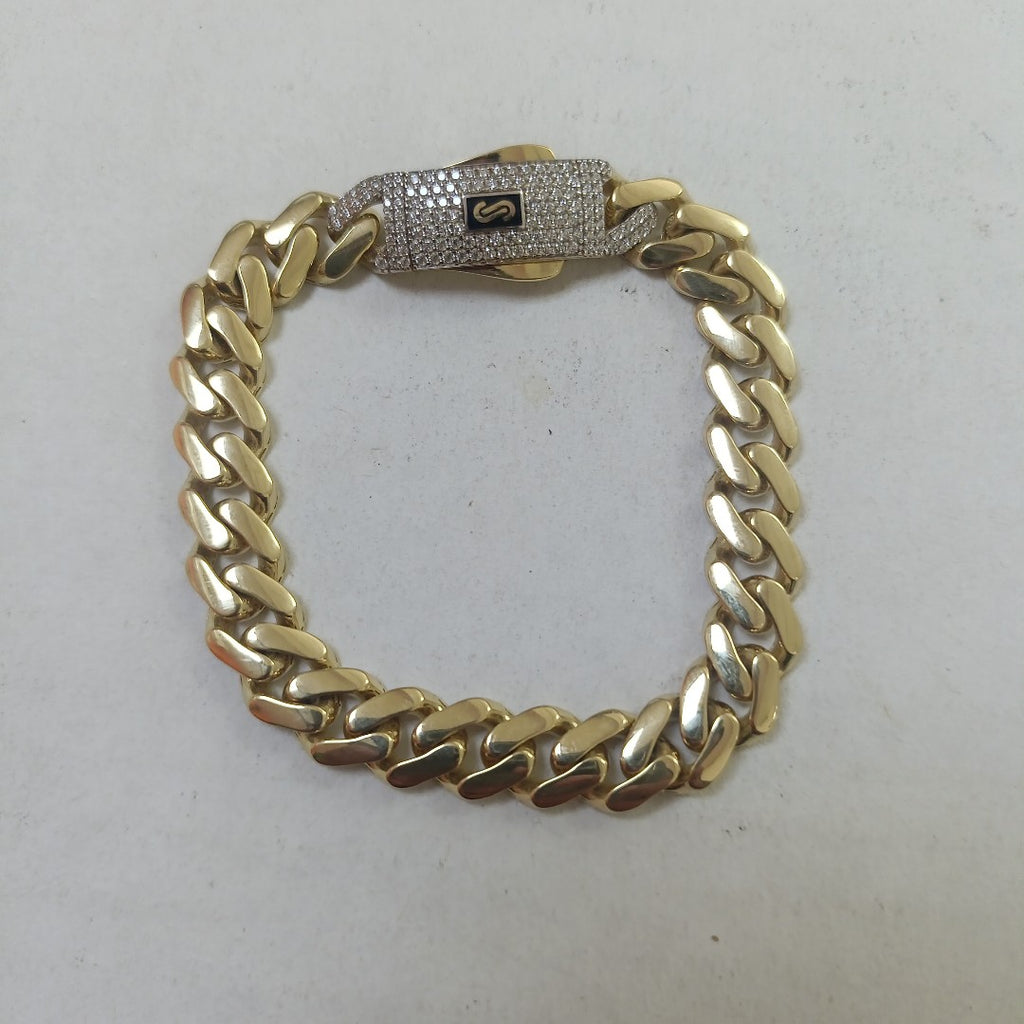 PULSERA MONACO ORO 10K 11.1 (NUEVO)