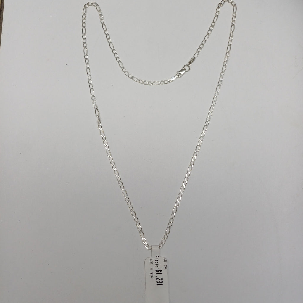 CADENA 3X1 PLATA .925 55 CM 4.33 GR (NUEVO)