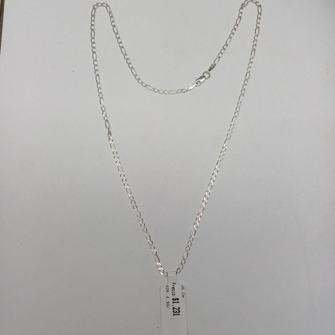 CADENA 3X1 PLATA .925 55 CM 4.33 GR (NUEVO)