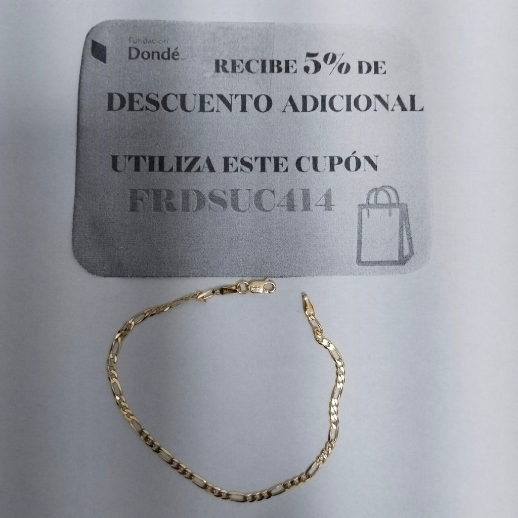PULSERAS DAMA CARTIER 3 1 AMARILLA ORO 14K 1.9 (NUEVO)