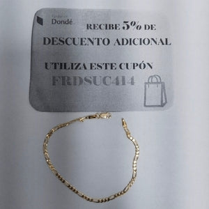 PULSERAS DAMA CARTIER 3 1 AMARILLA ORO 14K 1.9 (NUEVO)