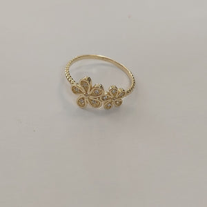 ANILLOS DAMA ORO 14K 2 (NUEVO)