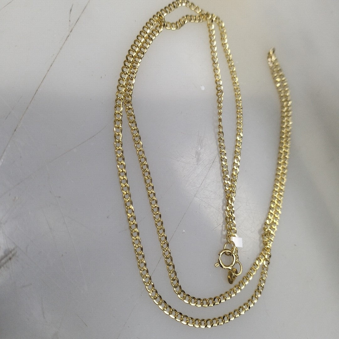 CADENAS BARBADA AMARILLA ORO 14K 2.1 (NUEVO)