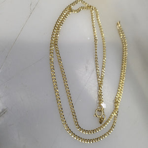 CADENAS BARBADA AMARILLA ORO 14K 2.1 (NUEVO)