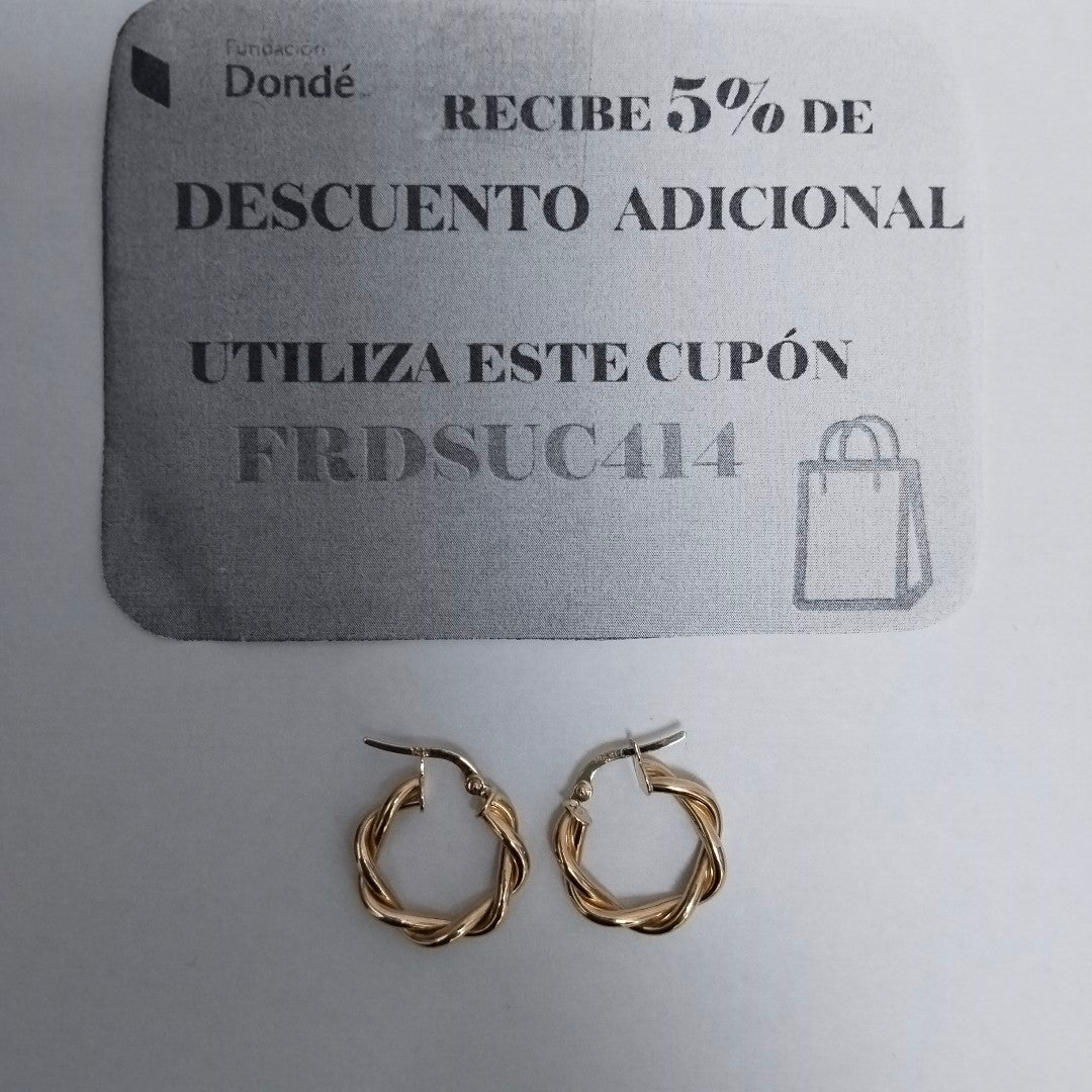 ARRACADAS ORO 14K 1.8 (NUEVO)