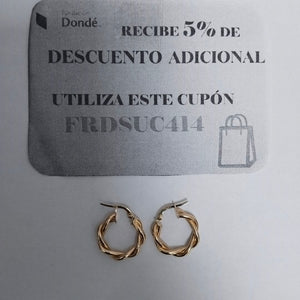 ARRACADAS ORO 14K 1.8 (NUEVO)