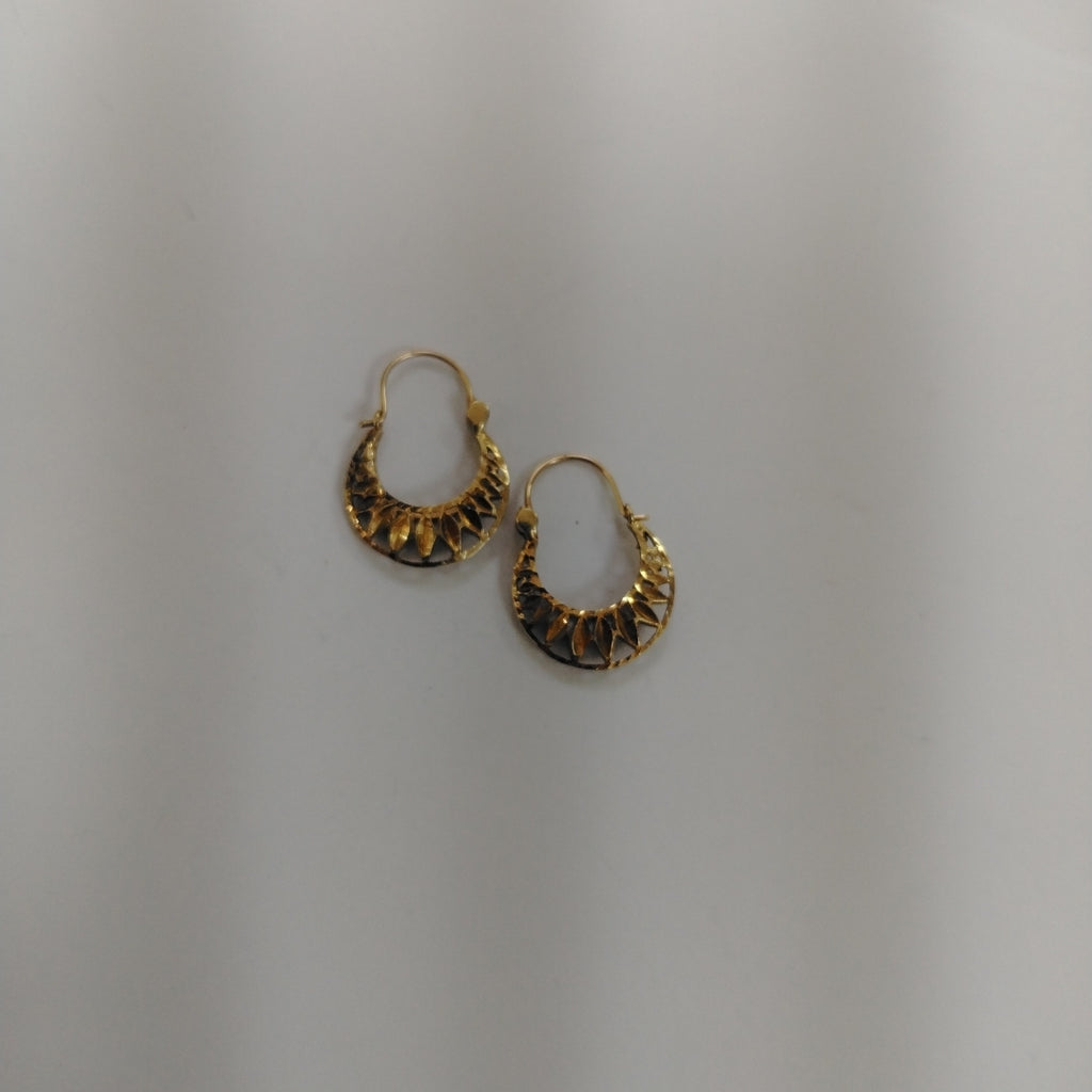 ARRACADAS PAR ORO 10 K 1.4 GRMS (SEMINUEVO)