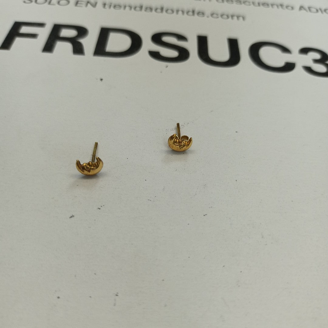 BROQUELES PAR ORO 14 K 0.6 GRMS (SEMINUEVO)