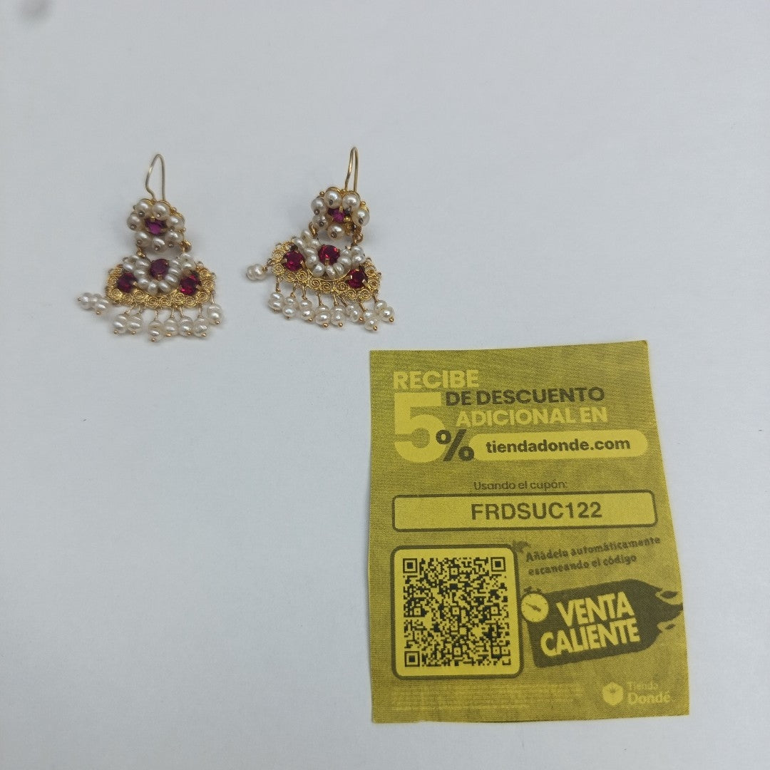 ARETES PAR ORO 10 K 5,40 GRMS (SEMINUEVO)