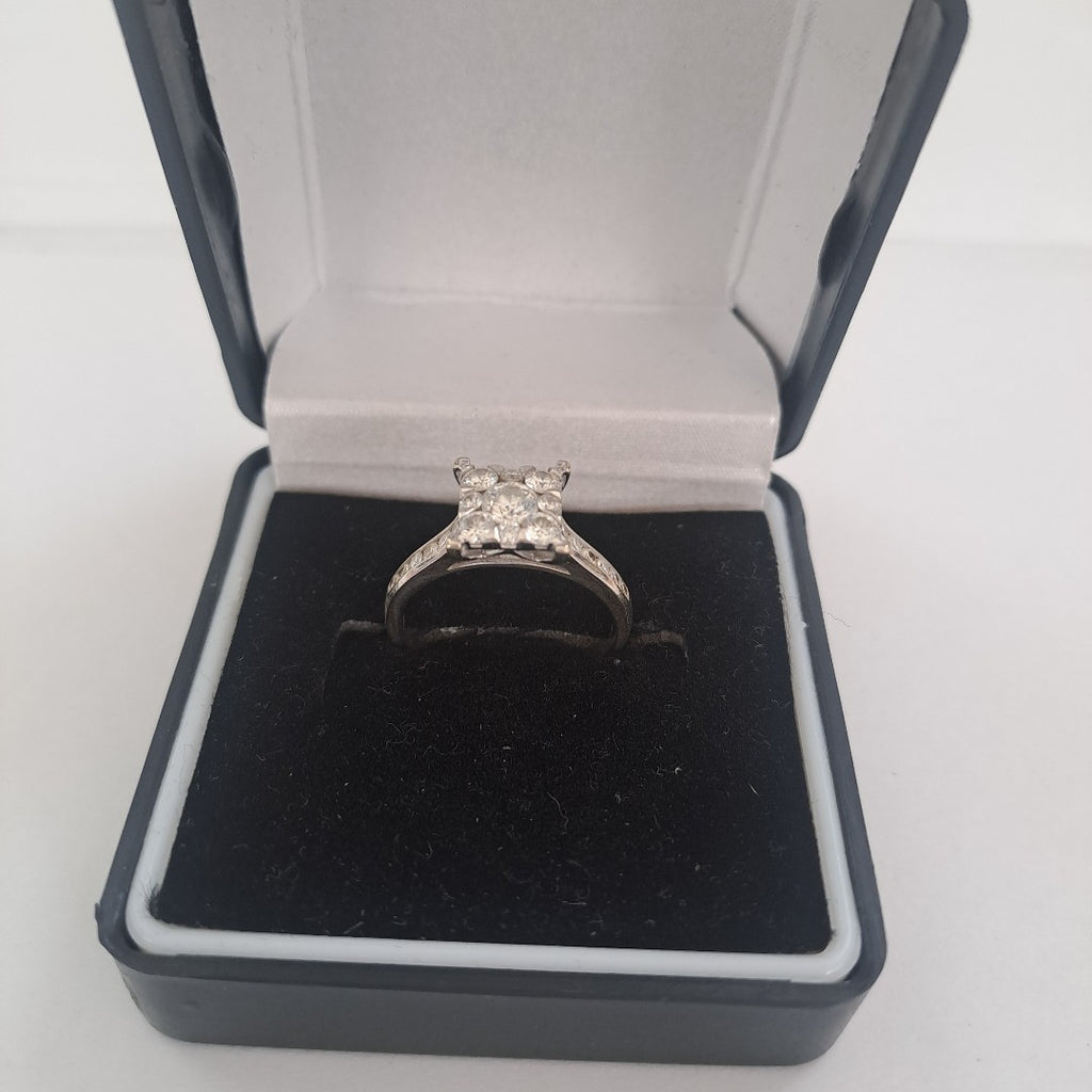 ANILLITO ORO BLANCO 14 K 3.5 GRMS (SEMINUEVO)