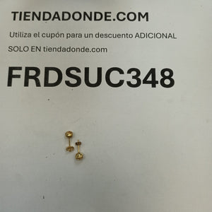 BROQUELES PAR ORO 14 K 0.9 GRMS (SEMINUEVO)