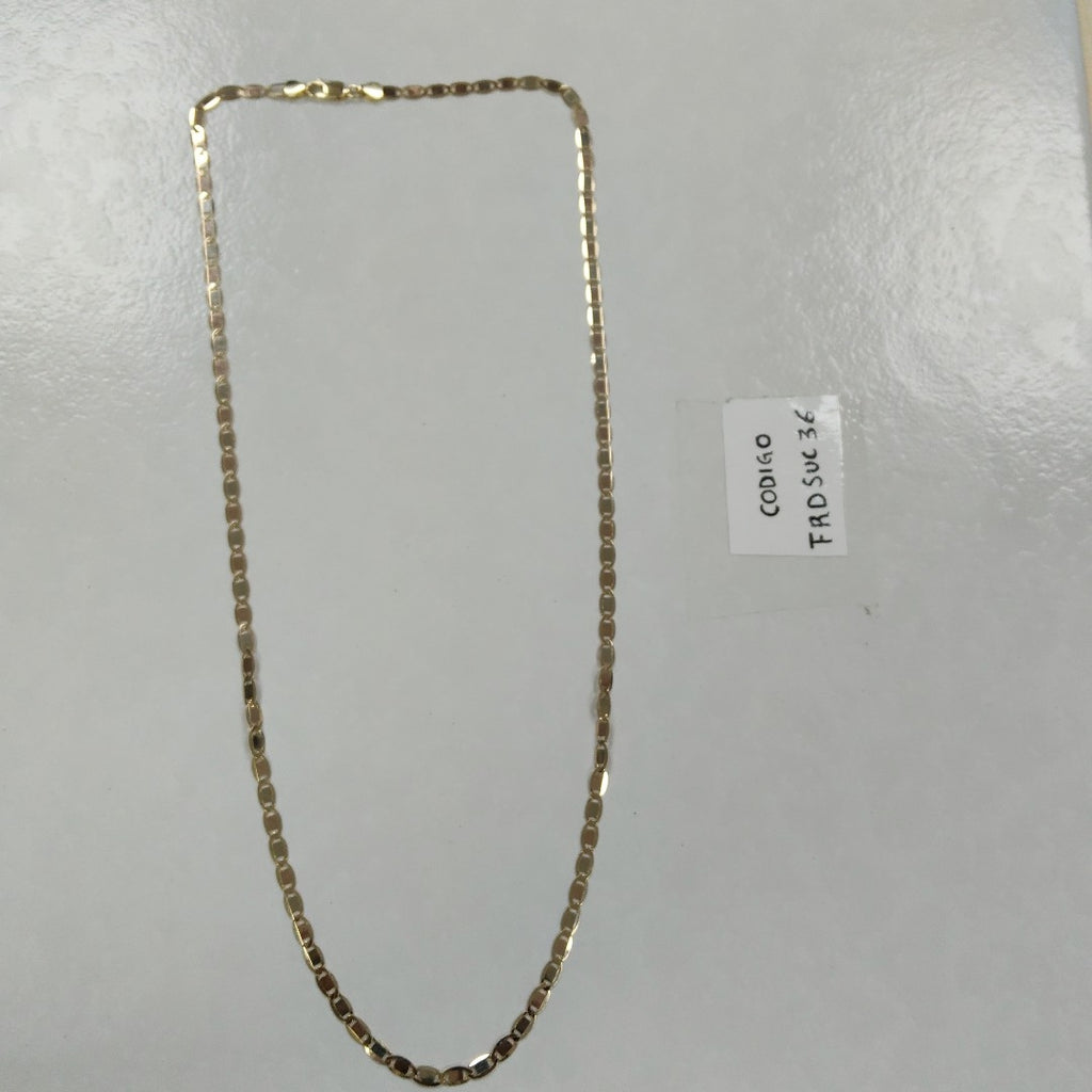 CADENAS VALENTINA/ESPEJO ORO 14K 10.8 (NUEVO)