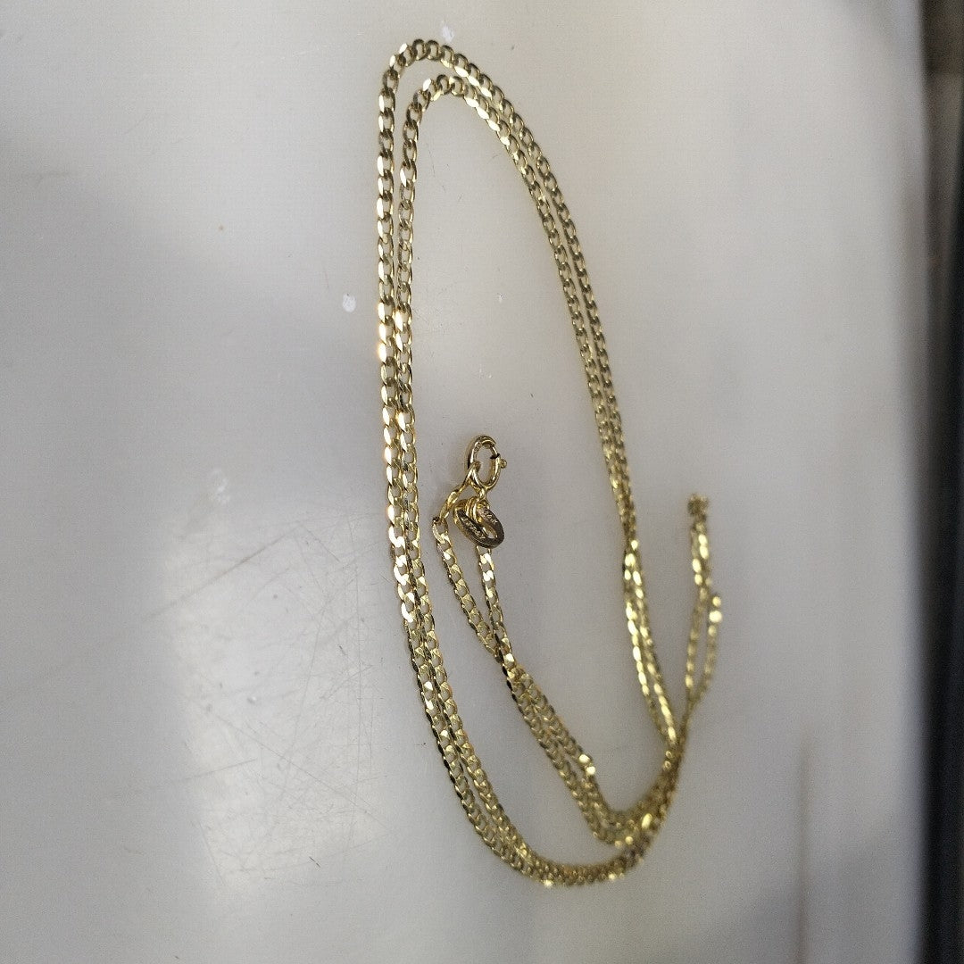 CADENAS BARBADA AMARILLA ORO 14K 2.1 (NUEVO)