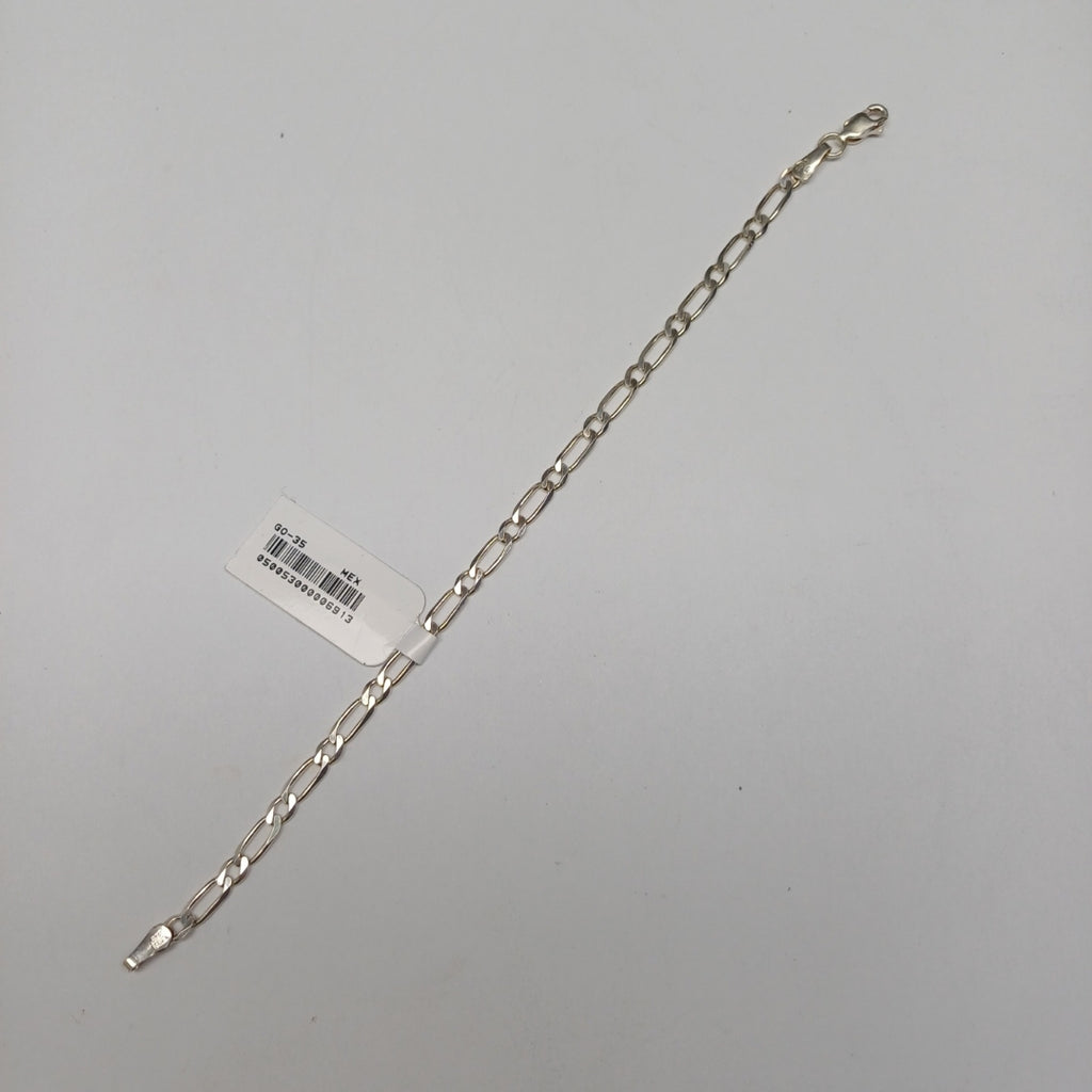 PULSERA TEJIDO 1X1 PLATA .925 18 CM 3.5 GR (NUEVO)