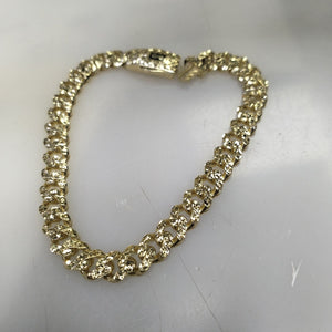 PULSERA MONACO ORO 10K 6.1 (NUEVO)