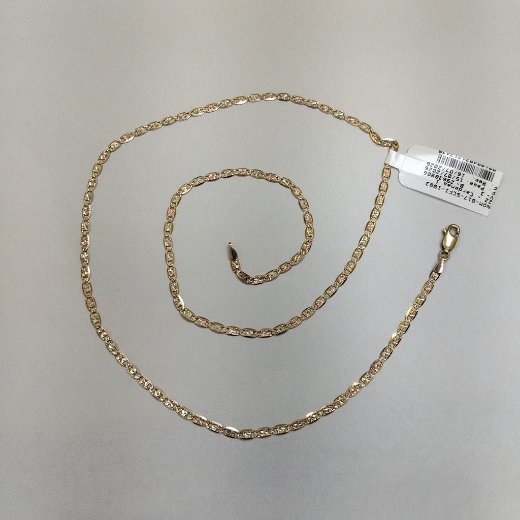 CADENA ORO, RODIADO 10 K 4.9 GRMS (SEMINUEVO)