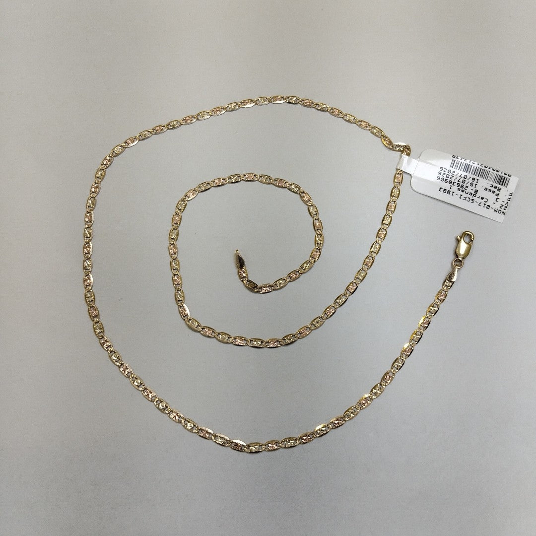 CADENA ORO, RODIADO 10 K 4.9 GRMS (SEMINUEVO)
