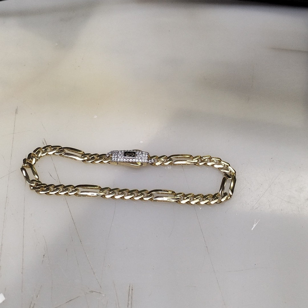 PULSERA MONACO ORO 14K 5.5 (NUEVO)
