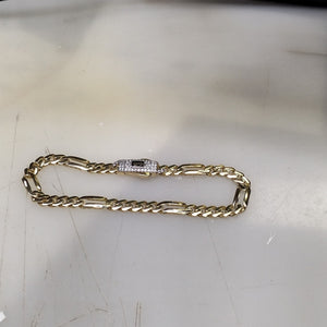 PULSERA MONACO ORO 14K 5.5 (NUEVO)