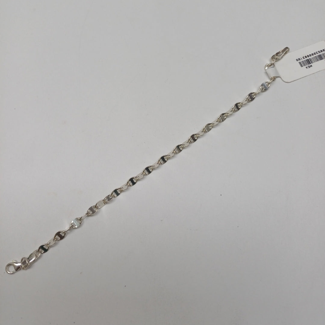 PULSERA TEJIDO ESPECIAL PLATA .925 18 CM 3.3 GR (NUEVO)
