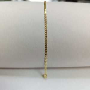 PULSERAS DAMA BARBADA AMARILLA ORO 14K 1.1 (NUEVO)