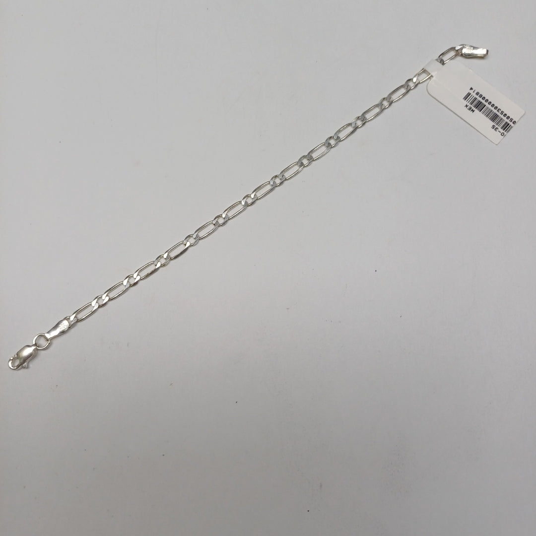 PULSERA TEJIDO 1X1 PLATA .925 18 CM 3.5 GR (NUEVO)