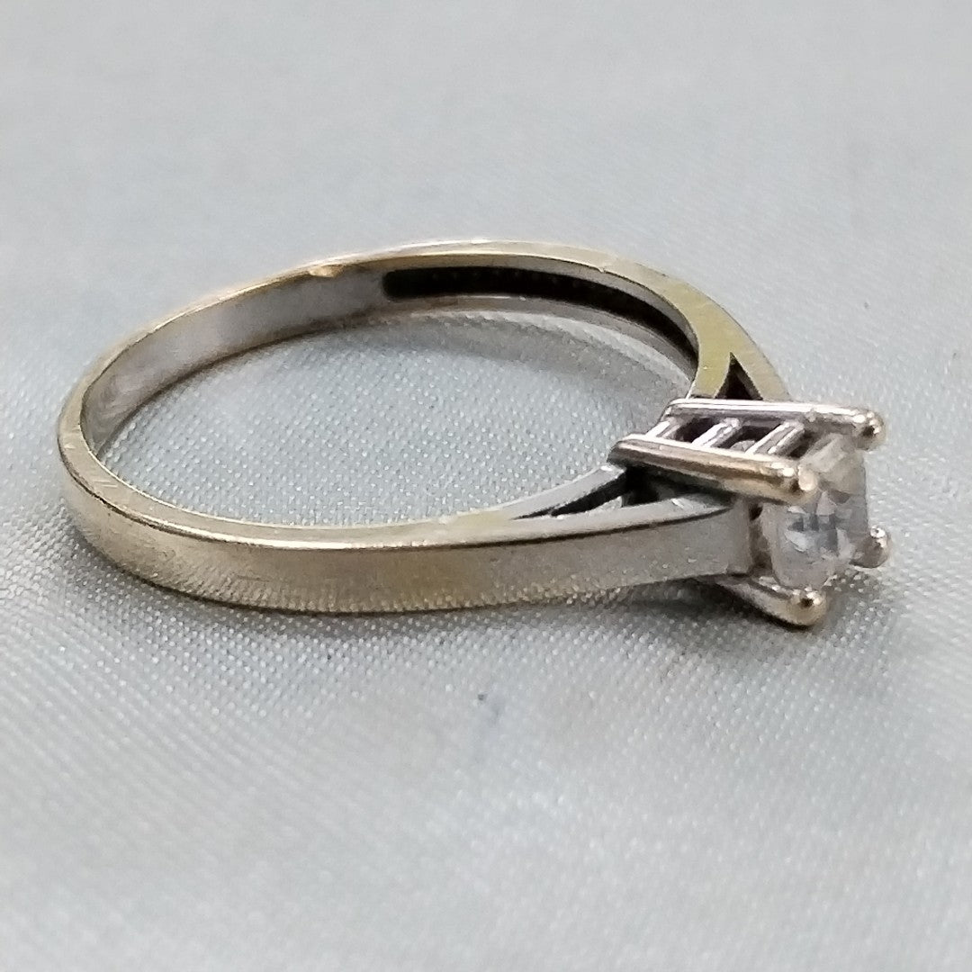 SOLITARIO ORO, ORO BLANCO 14 K 2 GRMS (SEMINUEVO)