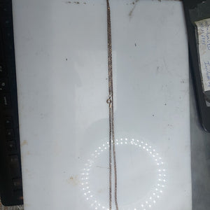 CADENA TEJIDO BARBADO PLATA .925 60 CM 5.6 GR (NUEVO)