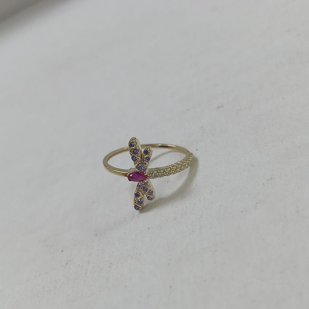 ANILLOS DAMA ORO 14K 1.3 (NUEVO)